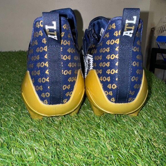 Adidas Adizero Georgia Tech 404 Team Issue PE Football Cleats GY5664 Mens 16 NEW - Picture 5 of 9